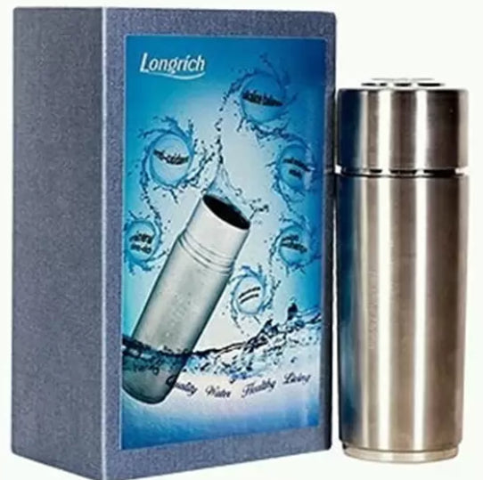 Longrich Classy Style Alkaline Energy Pi Water Bottle (Stainless steel)