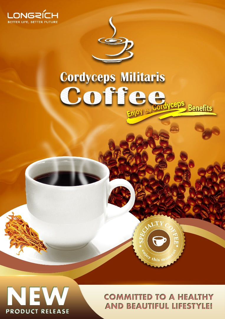 Longrich Cordyceps Militaris Coffee 18g - 1 Box
