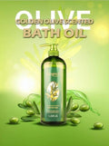 Longrich Golden Olive Scented Bath Oil - 1L Moisturizing Body Wash & Skin Softener