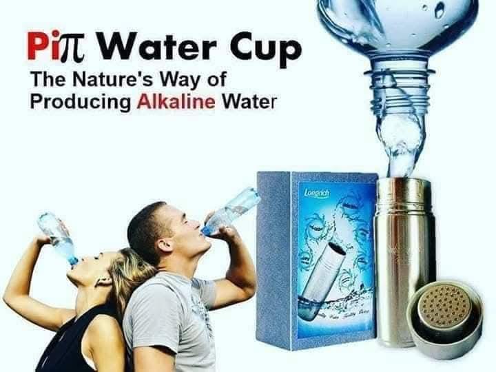 Longrich Classy Style Alkaline Energy Pi Water Bottle (Stainless steel)