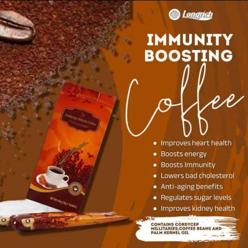 Longrich Cordyceps Militaris Coffee 18g - 1 Box