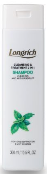 Longrich Cleansing & Treatment (2in1) Shampoo 10.5 FL. OZ (300ml) - 2 Bottles