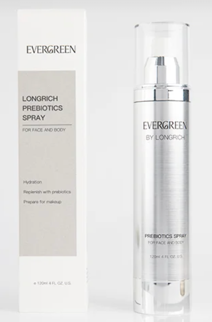 Longrich Evergreen Probiotics (Face and Body) Spray-USDA Certified Biobased Product (120ml) - 1 bottle