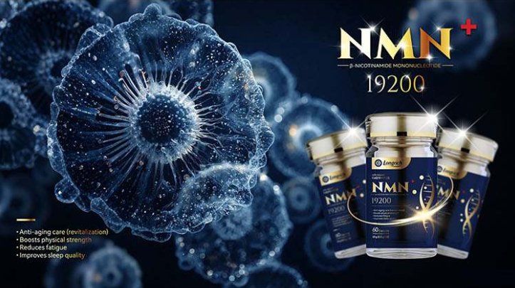 Longrich NMN (B-Nicotinamide Mononucleotide) with CoQ10 & PQQ - 1 bottle