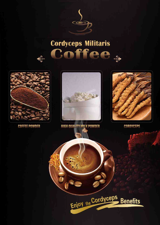 Longrich Cordyceps Militaris Coffee 18g - 1 Box