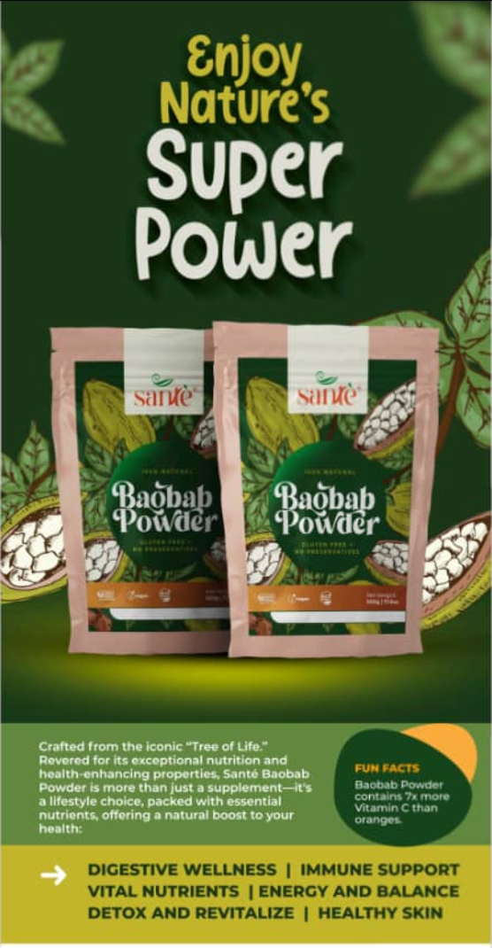 Sante Baobab Powder - 1 pack (500g)