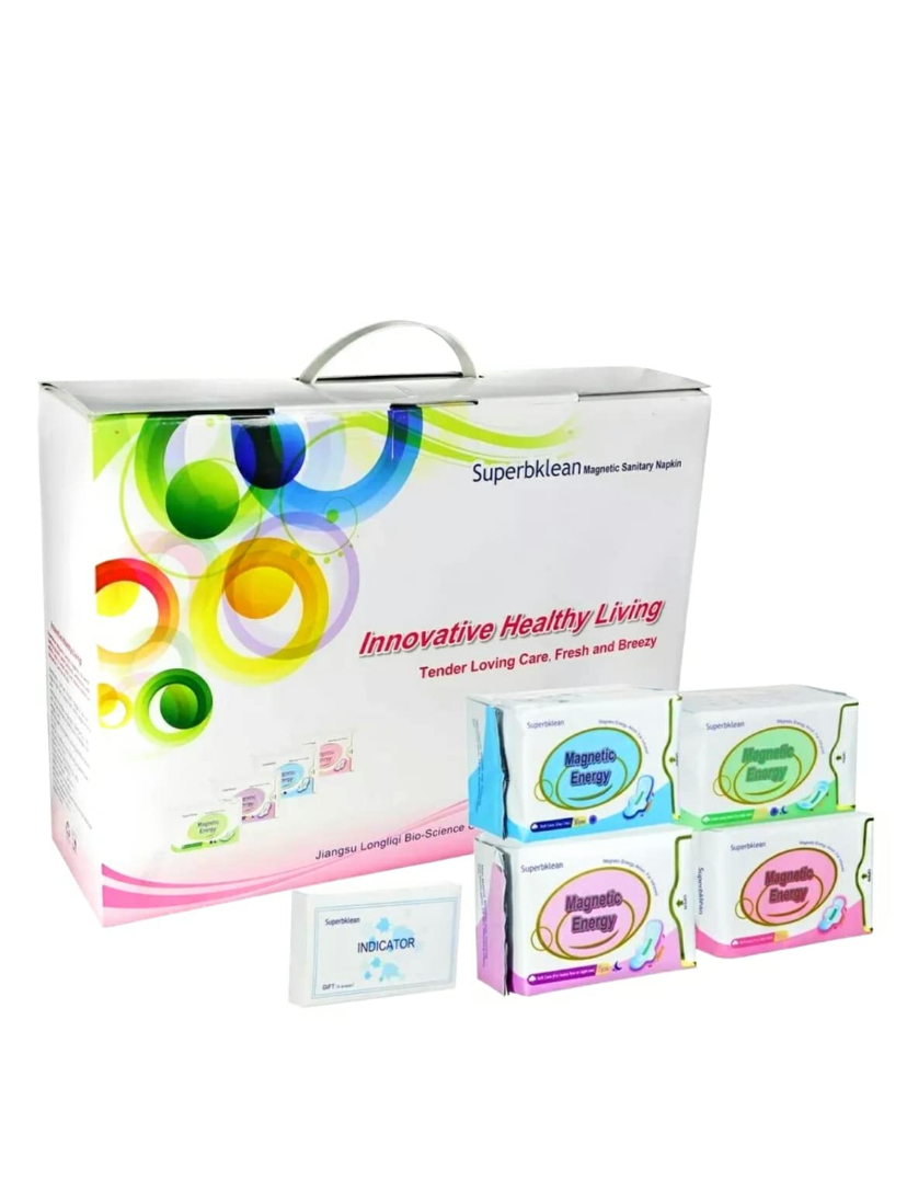 Longrich Superbklean Magnetic Sanitary Napkin (Combo) - 1 box