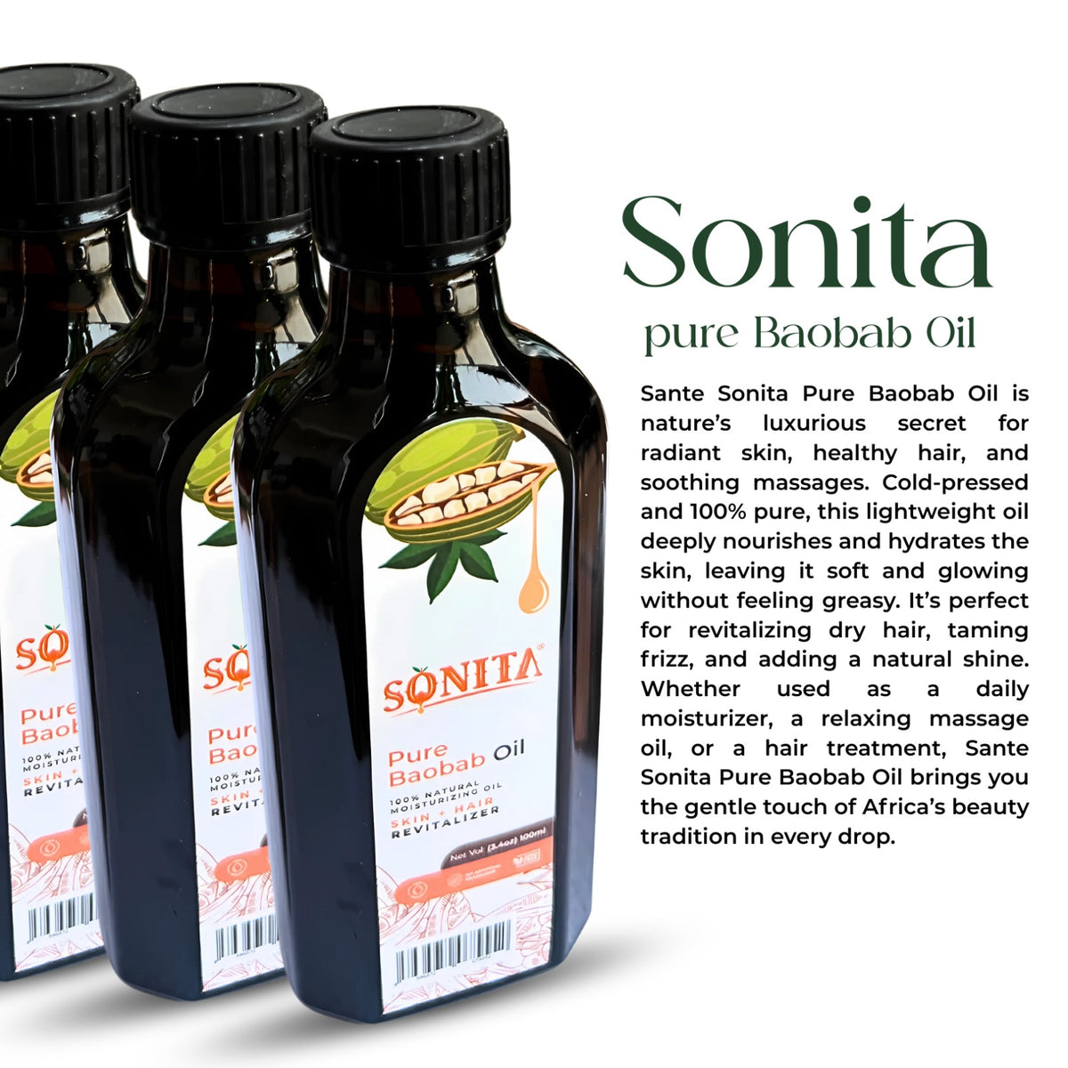 Sante Sonita Pure Baobab Oil - 1 bottle (100ml)